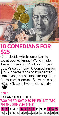 Sydney Fringe Comedy Tickets